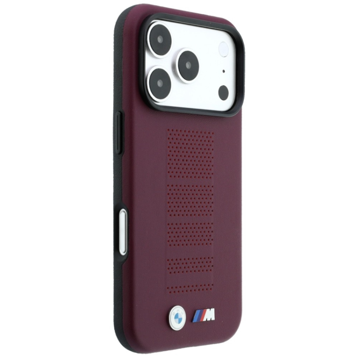 BMW - BMW Mobilskal För iPhone 18 Pro/17 Pro Magsafe M Blue Perfo - Burgundy