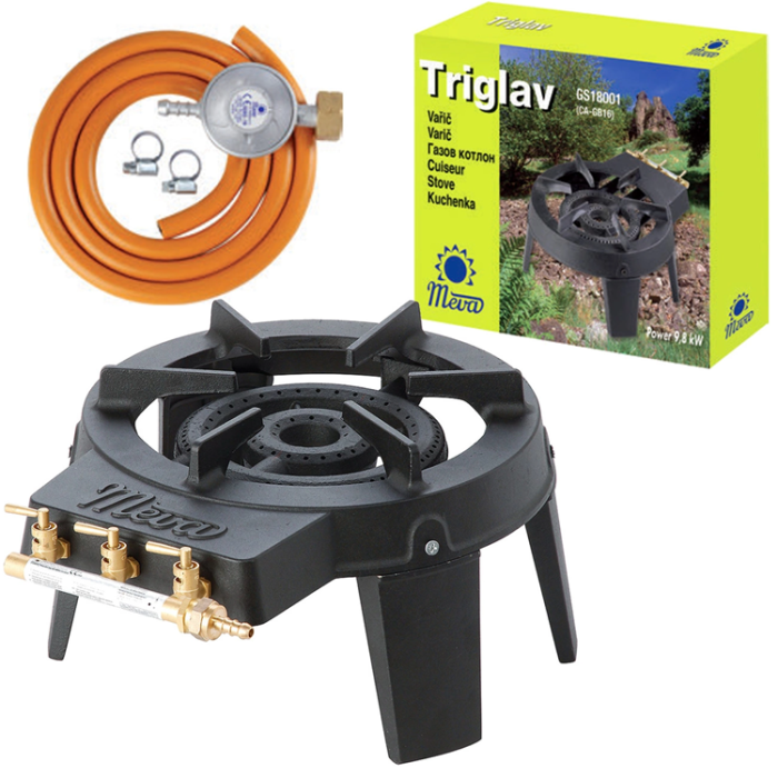 Meva - Meva TRIGLAV 9kW 3-Lågare Industriell Gasspis