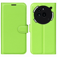 A-One Brand - Nothing Phone (3a) Pro Plånboksfodral Litchi Texture - Grön