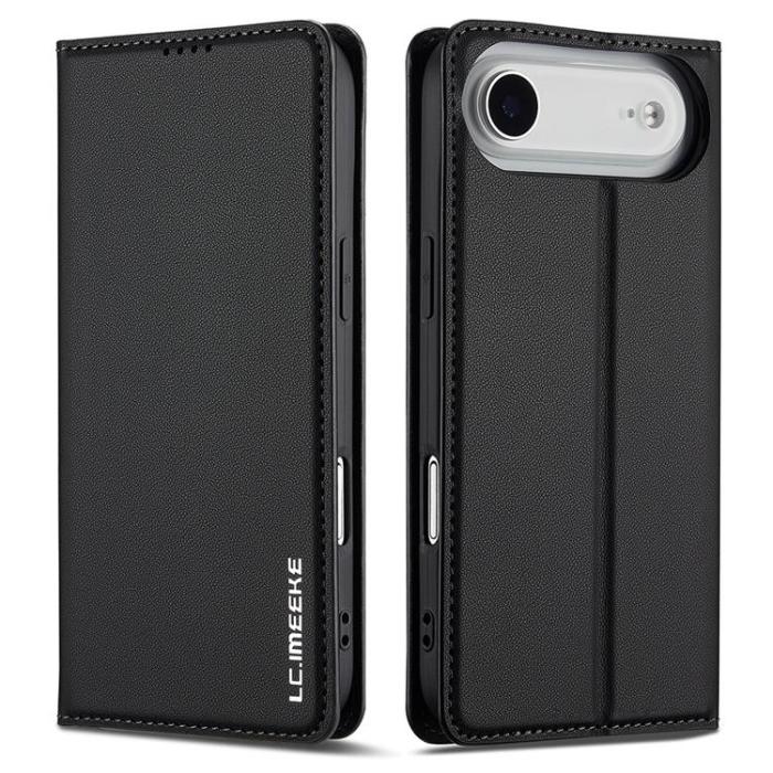 LC.imeeke - LC.IMEEKE iPhone Air Plånboksfodral PU Läder - Svart