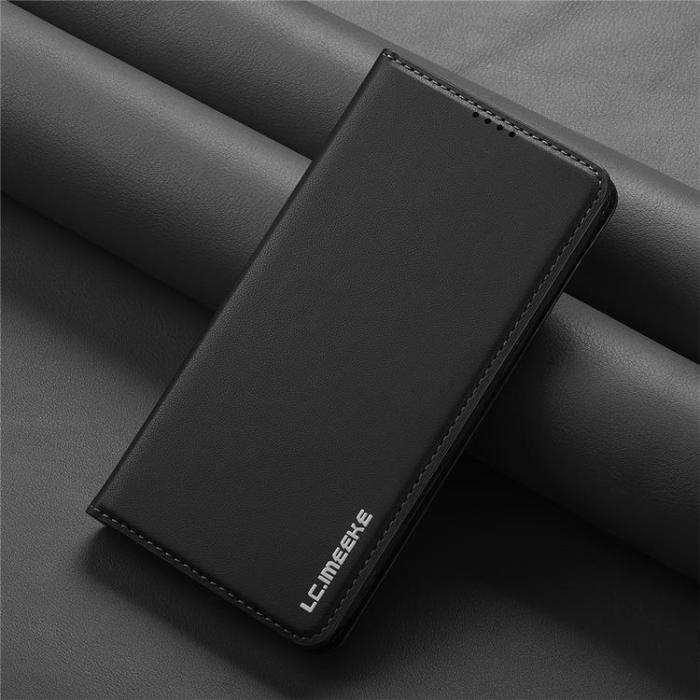 LC.imeeke - LC.IMEEKE iPhone Air Plånboksfodral PU Läder - Svart
