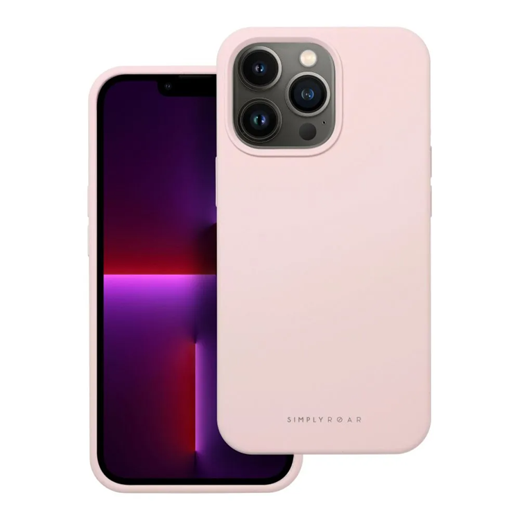 Roar Mobilskal till iPhone 13 Pro Roar Cloud Skin - Rosa