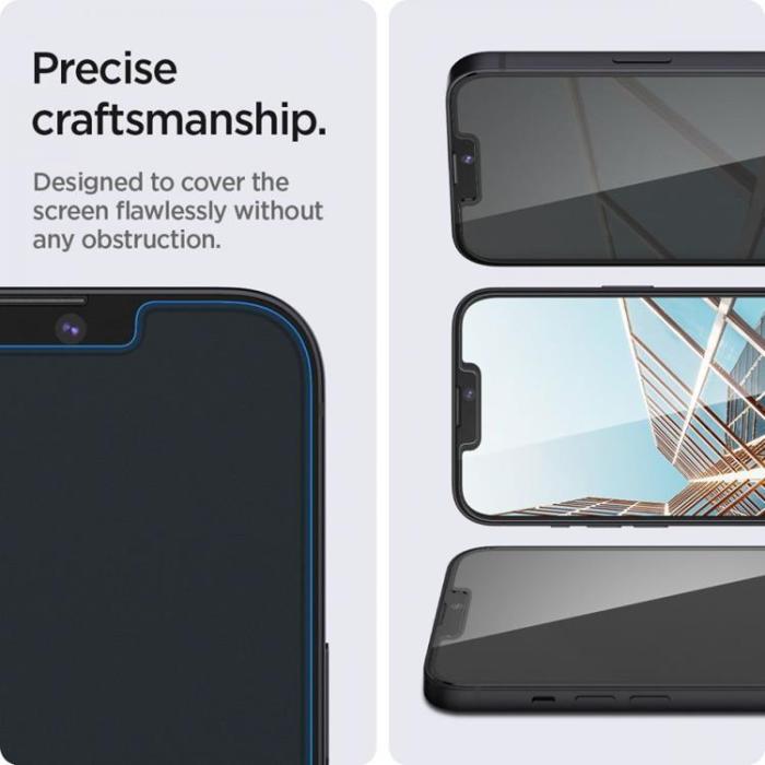 Spigen - Spigen iPhone 16E Härdat Glas Skärmskydd Glas TR Slim
