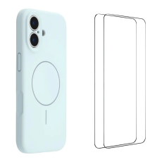 WANLONFENG - WANLONFENG iPhone 17 Mobilskal MagSafe Med 2Pcs Härdat Glas XQ1