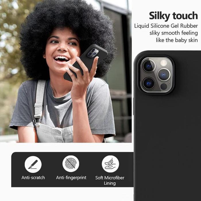 OEM - Liquid Silicone Skal iPhone 13 Pro Max - Sky Blå