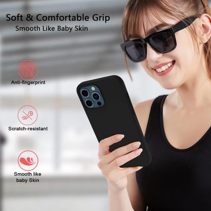 OEM - Liquid Silicone Skal iPhone 13 Pro Max - Sky Blå