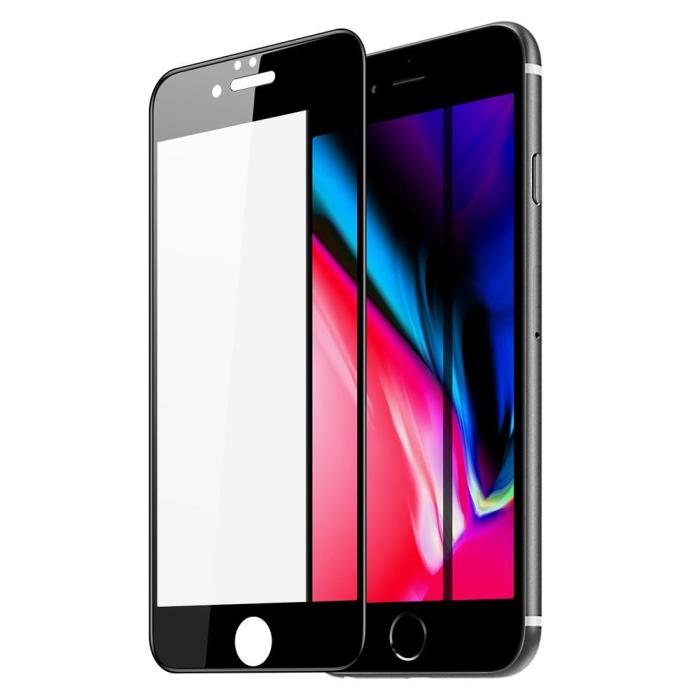 A-One Brand - [2-PACK] Härdat Glas Skärmskydd iPhone 7/8/SE 2020 - Svart