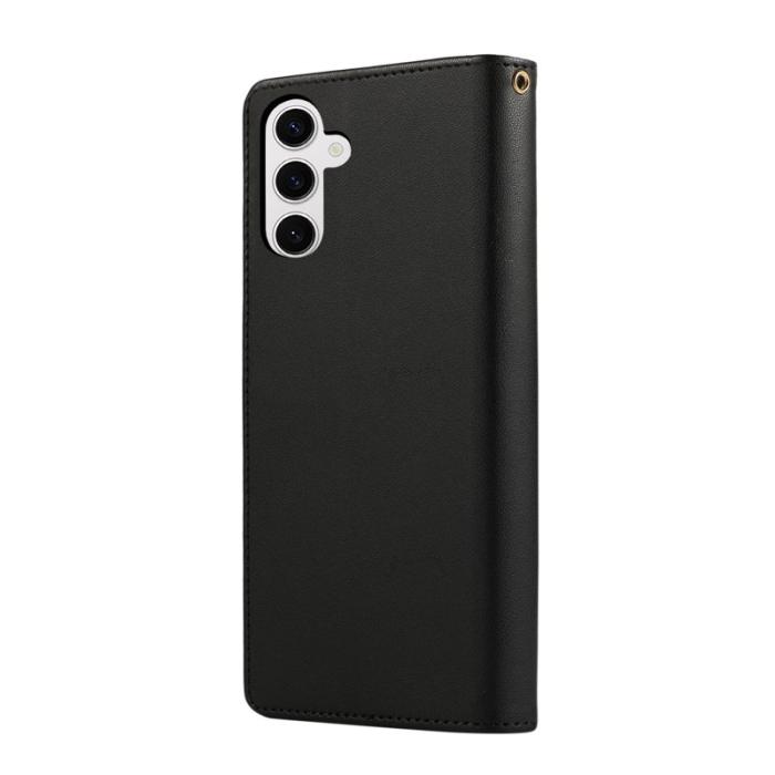 OEM - Plånboksfodral för Samsung Galaxy S26 Konstläder RFID - Svart