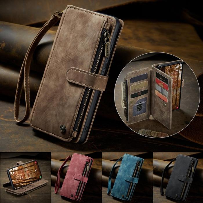 Caseme - CaseMe Mobilfodral för Samsung Galaxy S26 Flera kortfack Konstläder - Brun