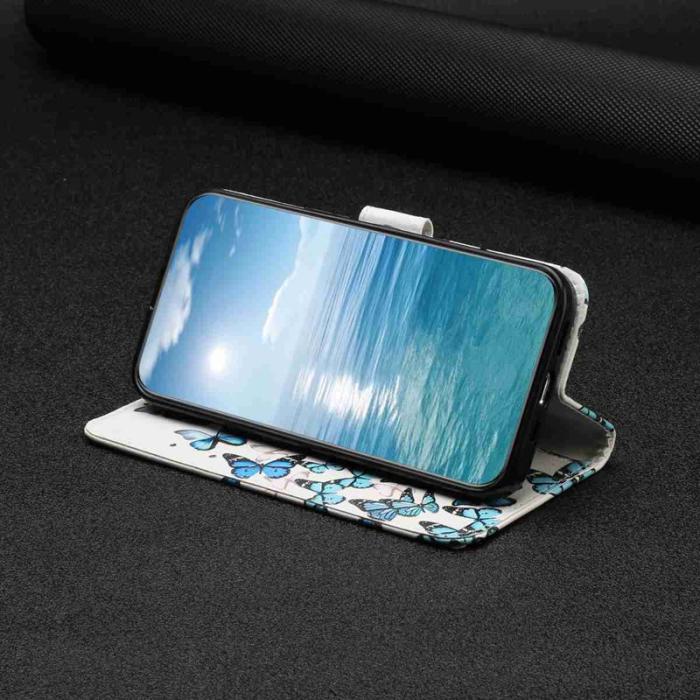 OEM - Plånboksfodral för Samsung Galaxy S26 Flip Konstläder - Blå