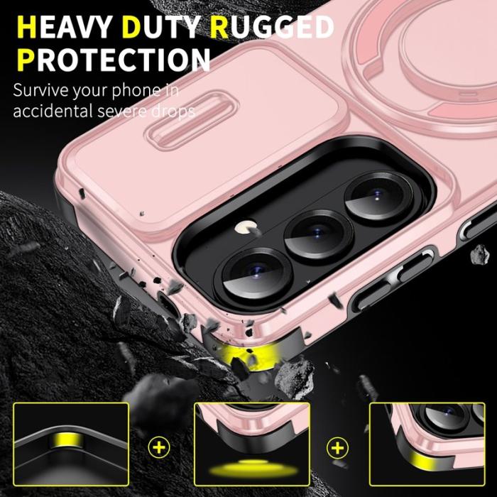 OEM - Mobilskal för Samsung Galaxy S26 Plus Magnetiskt TPU + PC - Rosa