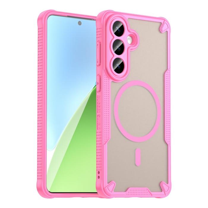 OEM - Mobilskal för Samsung Galaxy S26 Plus Magnetiskt TPU + PC - Rosa