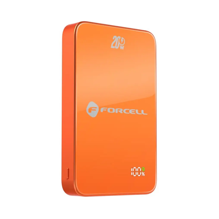 Forcell - Forcell Powerbank 10000 mAh Magsafe 15W Superslim - Orange