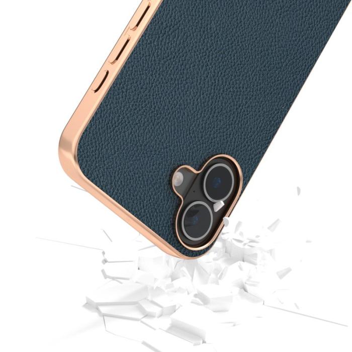 ABEEL - ABEEL Mobilskal till iPhone 16 Plus Horizon Series Grön Äkta läder+TPU