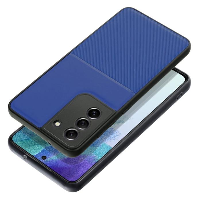 OEM - Galaxy S21 FE Skal Forcell Noble Hårdplast - Blå