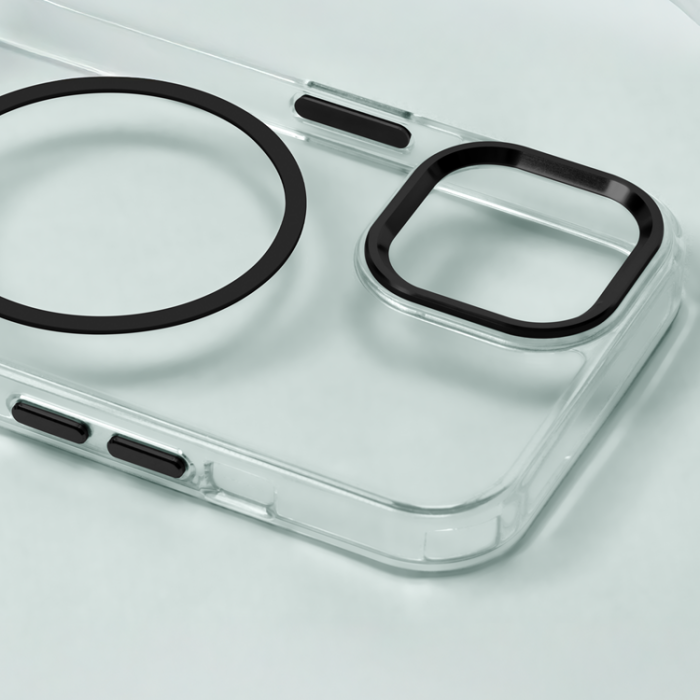 OEM - iPhone 16 Pro Max Mobilskal MagSafe Clear Thin - Svart