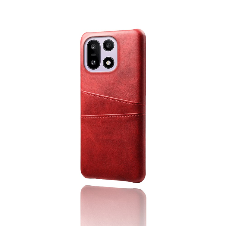 OnePlus 15 5G Mobilskal Korthållare Dual PU Läder (Röd) | 2353 | AlltMobil