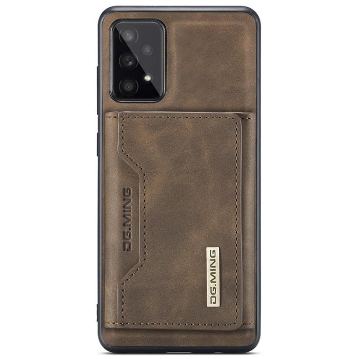 DG.MING - DG.MING M2 Series 2-in-1 Wallet Mobilskal för Samsung Galaxy A53 5G - Brun