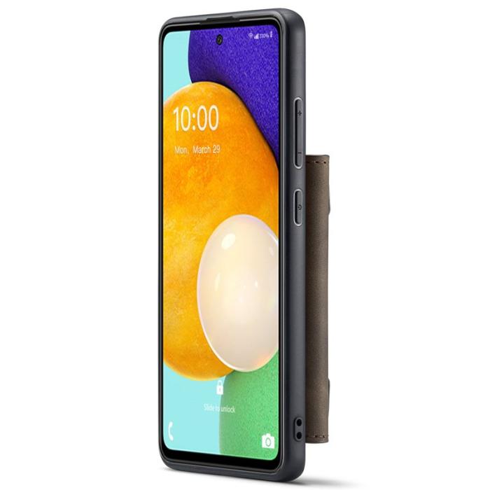 DG.MING - DG.MING M2 Series 2-in-1 Wallet Mobilskal för Samsung Galaxy A53 5G - Brun