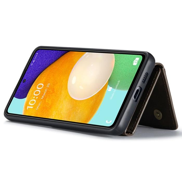 DG.MING - DG.MING M2 Series 2-in-1 Wallet Mobilskal för Samsung Galaxy A53 5G - Brun