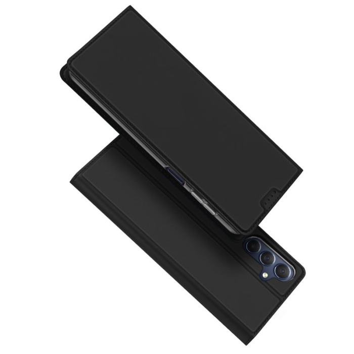 Dux Ducis - DUX DUCIS Skin Pro Samsung Galaxy M54 Plånboksfodral KonstLäder - Svart