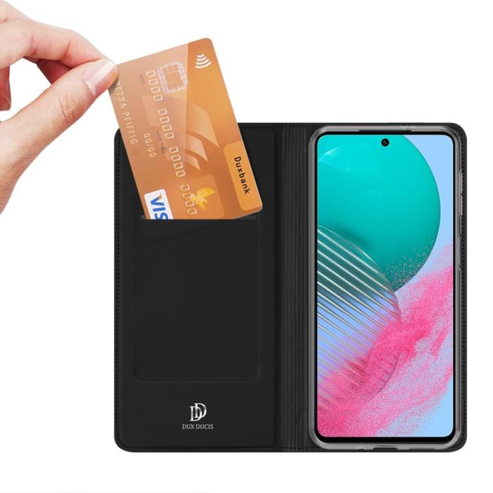 Dux Ducis - DUX DUCIS Skin Pro Samsung Galaxy M54 Plånboksfodral KonstLäder - Svart