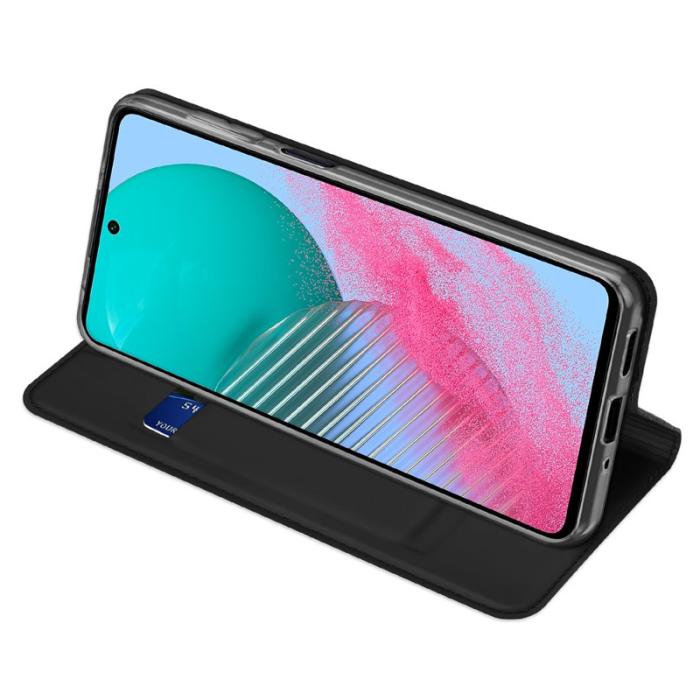 Dux Ducis - DUX DUCIS Skin Pro Samsung Galaxy M54 Plånboksfodral KonstLäder - Svart
