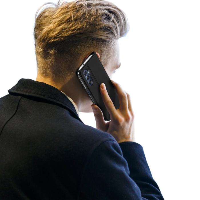 Dux Ducis - DUX DUCIS Skin Pro Samsung Galaxy M54 Plånboksfodral KonstLäder - Svart