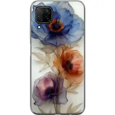 Gustaf - Mobilskal till Huawei P40 lite med Silkesblommor