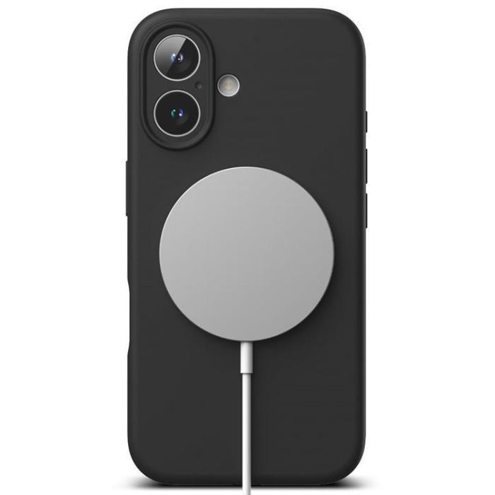 Ringke - Ringke iPhone 16 Mobilskal Magsafe Silikon Magnetic - Svart