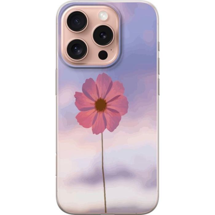 iSecrets - Mobilskal till Apple iPhone 16 Pro med Rosa blomma