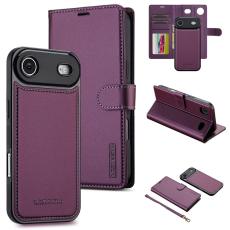 LC.imeeke - LC.IMEEKE L2 Series iPhone Air Pl&aring;nboksfodral Konstl&auml;der - Lila