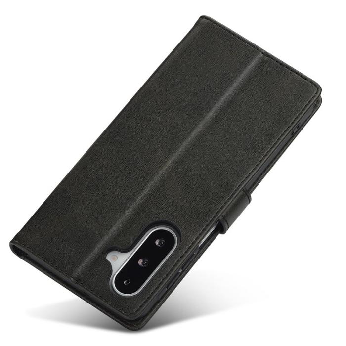 LC.imeeke - LC.IMEEKE Samsung Galaxy A17 Plånboksfodral Konstläder - Svart