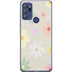 Gustaf - Mobilskal till Motorola Moto G60S med fejdande blommor