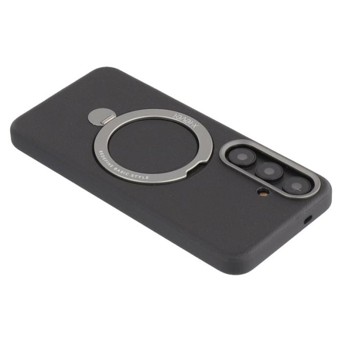 X-Level - X-LEVEL Mobilskal till Samsung Galaxy S25 med Kickstand - Svart
