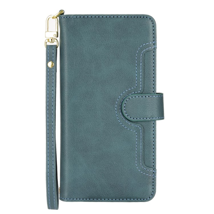 A-One Brand - Galaxy A54 5G Plånboksfodral Zipper med Rem - Grön