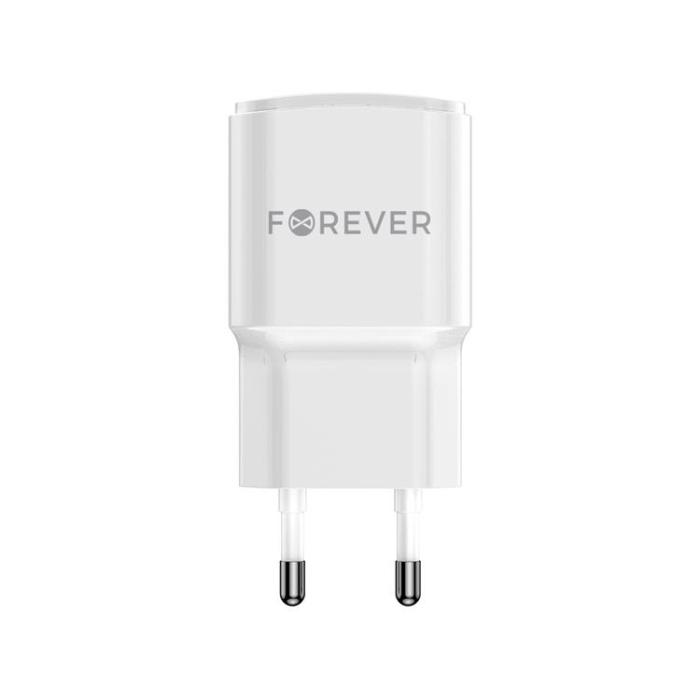 Forever - Forever Väggladdare 1x USB-C 20W TC-01 - Vit
