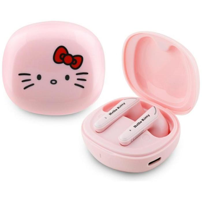 Hello Kitty - Hello Kitty TWS In-Ear Hörlurar Glossy Finish - Rosa
