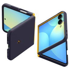 Spigen - Spigen Mobilskal F&ouml;r Galaxy Z Flip 8 Magsafe Nano Pop - Blueberry Bl&aring;