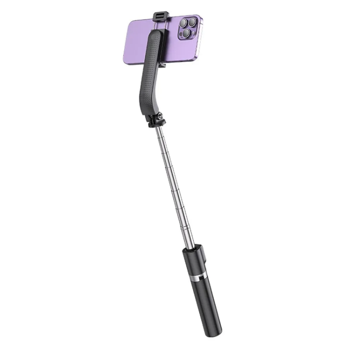 Hoco - HOCO selfie stick with bluetooth remote control tripod K20 black