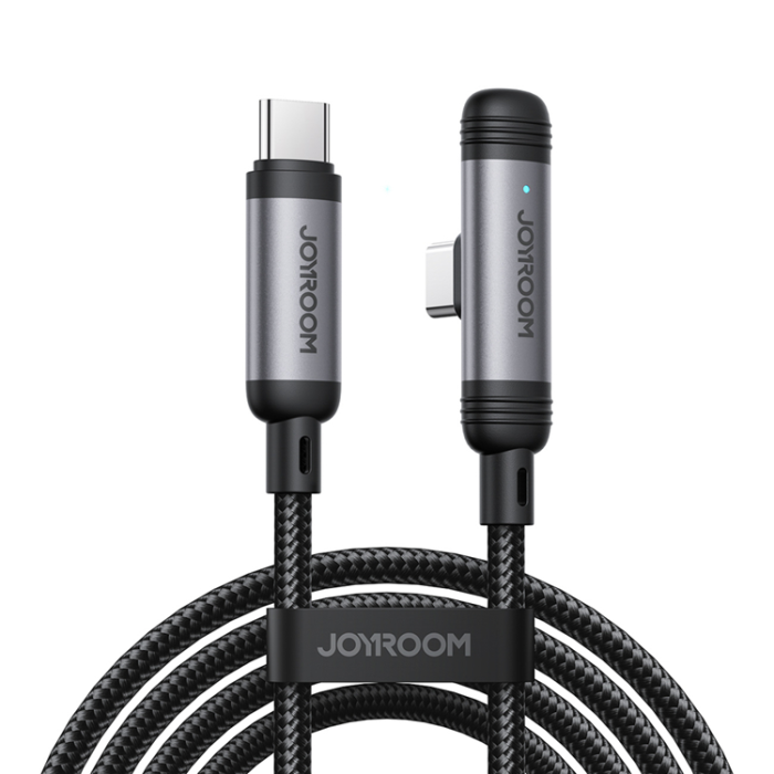 Joyroom - Joyroom USB-C - USB-C 60W Kabel 1.2m Series 90° - Svart