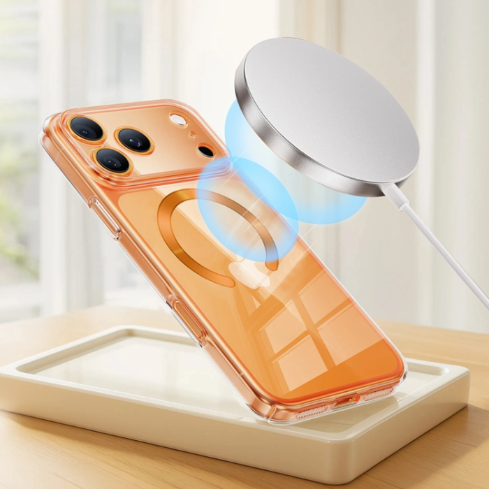 Tech-Protect - Tech-Protect 2-Pack MagSafe Magnetic Ring MMP-210 - Svart/Orange