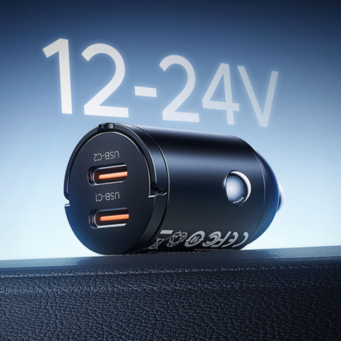 ORICO - ORICO MiniRing Billaddare 30W 2x USB-C - Svart