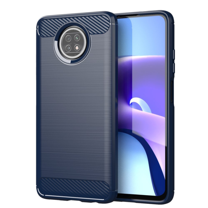 UTGATT1 - Xiaomi Redmi Note 9T 5G Skal Carbon Flexible - Blå