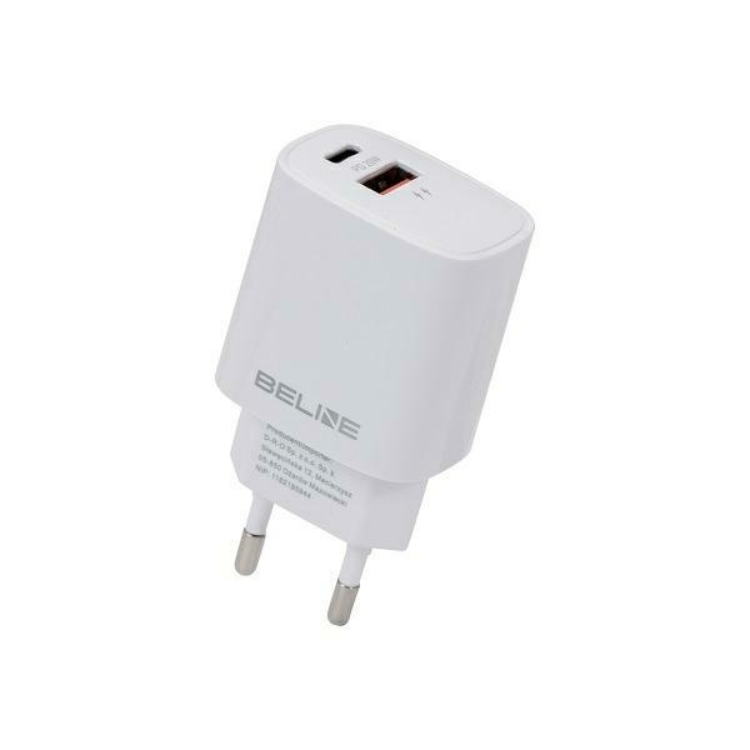 Beline Väggladdare USB-C Till USB-A (20W) - Vit | 505295 | AlltMobil