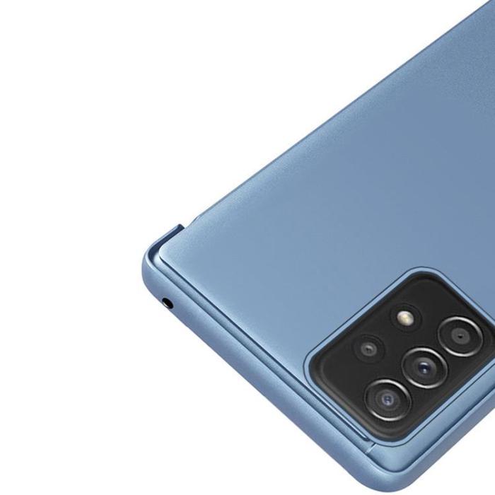 OEM - Galaxy A73 Fodral Clear View Flip - Blå