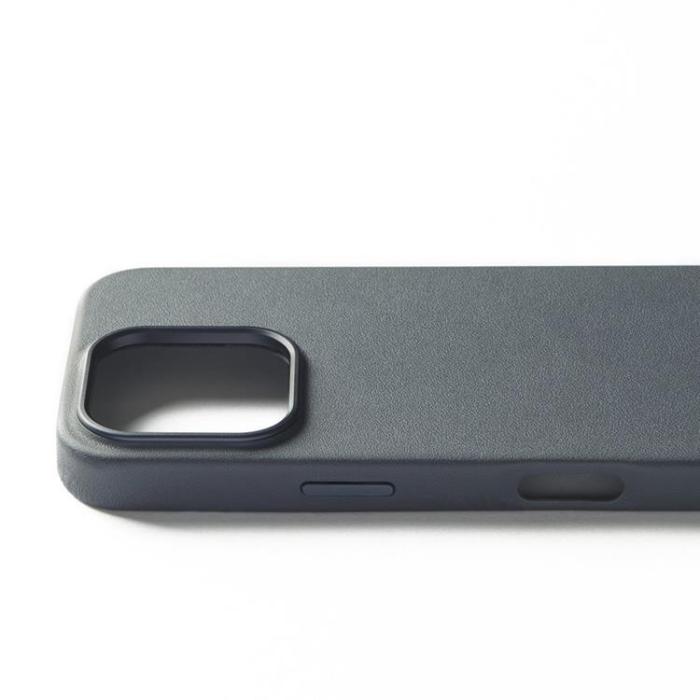 Mujjo - Mujjo iPhone 16 Pro Mobilskal MagSafe Maize - Stålblå