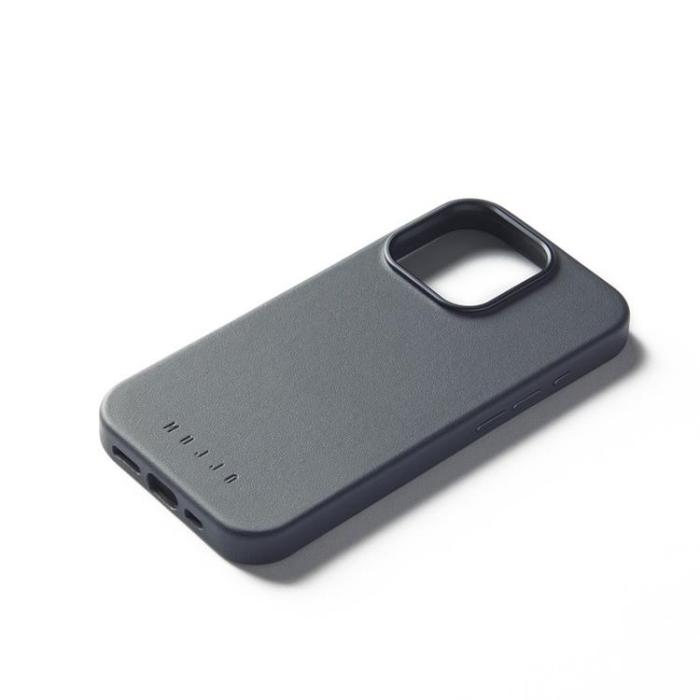 Mujjo - Mujjo iPhone 16 Pro Mobilskal MagSafe Maize - Stålblå