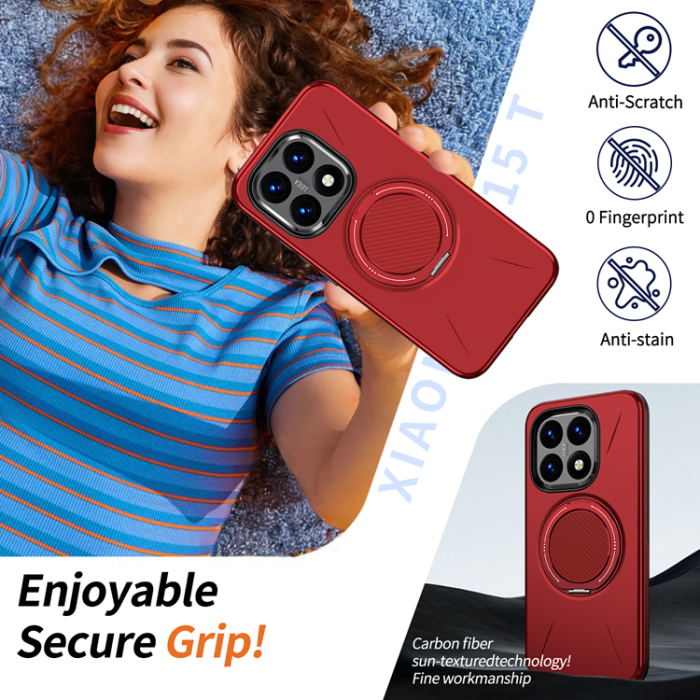 A-One Brand - Xiaomi 15T Mobilskal Magsafe Rotating Kickstand TPU + PC