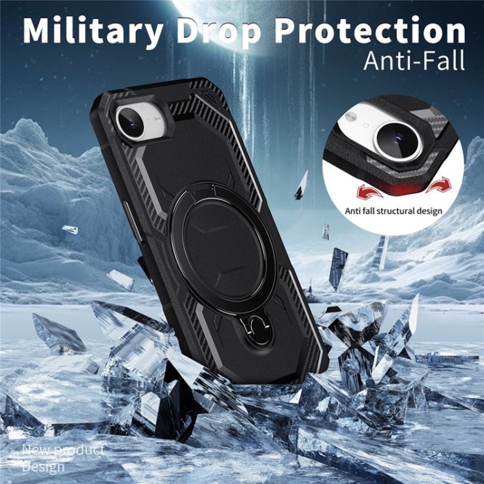 A-One Brand - iPhone 16e Mobilskal MagSafe Kickstand TPU + PC